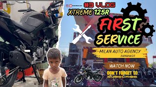 MY 3RD MOTOVLOG  XTREME125R  BHOJPURI x HINDI  FIRST SERVICE [upl. by Danyluk779]