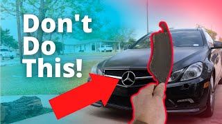 How To Change Brakes On Mercedes E550 [upl. by Edaw]