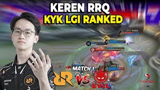 RRQ VS THE EVIL SG KEREN GINI RRQ KAYAK LAGI RANKED ESL [upl. by Freeborn554]