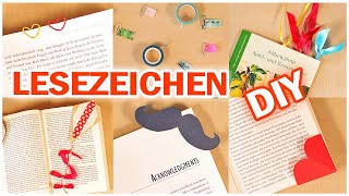 6 LESEZEICHEN selber machen 🔖 DIY schnell  einfach 1 [upl. by Etheline]