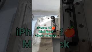 iPhone 12 Mini back glass change laser cutting masin se youtubeshorts bmrepairing apple iphone [upl. by Pattin]