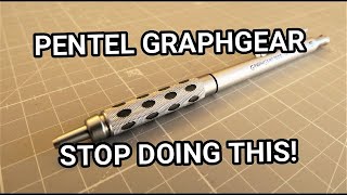 BREAKING The Pentel Graphgear 1000 Mechanical Pencil [upl. by Gebler]