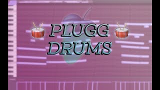 HOW TO MAKE PLUGG BEAT DRUMS  FL Studio Tutorial 2019 [upl. by Adnerol]