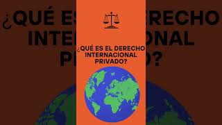 Derecho Internacional Privado [upl. by Enirok566]