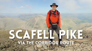 Lake District Walks  Scafell Pike via the Corridor Route [upl. by Sldney]