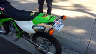 SOLD 2002 KX 100 California Plated Street Legal Enduro [upl. by Annohs]