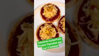 Protein Pancakes vegan amp glutenfrei ohne Pulver selber machen einfach aus nur 3 Zutaten shorts [upl. by Sunda]