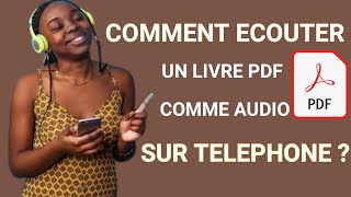 Comment lire un livre PDF comme audio sur telephone [upl. by Raab171]