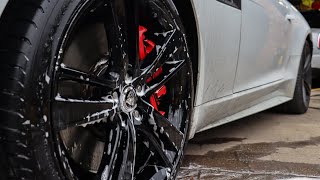 FType Wheel Cleaning business automobile cardetailing detailing cars carwash clean reels [upl. by Thorncombe]