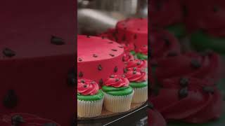 HEB Bakery Watermelon Cake  To Texas With Love [upl. by Aihceyt]