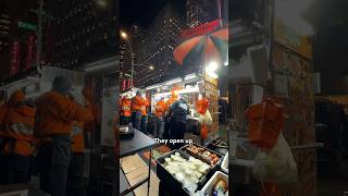 Waiting 1 hour for Adels Famous Halal Food in NYC Is it worth it shorts streetfood nyc [upl. by Fuhrman139]