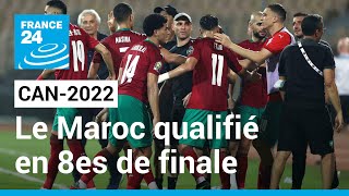 CAN2022  Le Maroc en 8es de finale après sa victoire 20 contre les Comores • FRANCE 24 [upl. by Tezzil]