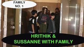 Hrithik Roshan amp ExWife Sussanne Khan On A Movie Date With Family [upl. by Bradski49]