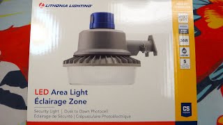 Lithonia Lighting 36watt LED Area Light Fixture [upl. by Esserac103]