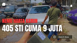 Found a Peugeot 405 STI in Junkyard for 9 Million Rupiah  Lapak Mobil Tua Cawang [upl. by Aridaj749]