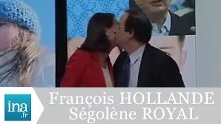 Le couple Ségolène Royal  François Hollande  Archive INA [upl. by Mccully351]