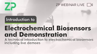 WEBINAR  Electrochemical Biosensors and Demonstration [upl. by Wycoff]