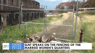 SAINT LUCIA NATIONAL TRUST SLNT SPEAKS ON THE FENCING OF THE MARRIED WOMEN’S QUARTERS [upl. by Weibel88]