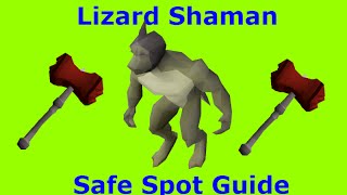 OSRS Lizard Shaman Safe Spot Guide  Runescape 2007 [upl. by Yelsnya]