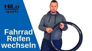 Fahrradreifen wechseln Deinen alten Fahrradreifen ersetzen [upl. by Lada893]