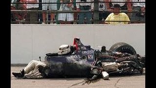 Stan Fox nearly fatal crash at Indianapolis 500 28 may 1995 full [upl. by Huei]