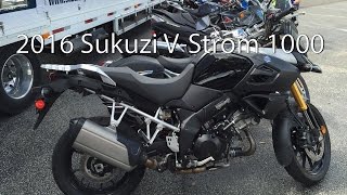 2016 Suzuki V Strom 1000 ABS Adventure Motorcycle Review [upl. by Zerep]