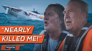 Clarkson Hammond and May Get Lost in Dangerous Stormy Seas  The Grand Tour [upl. by Rumney]