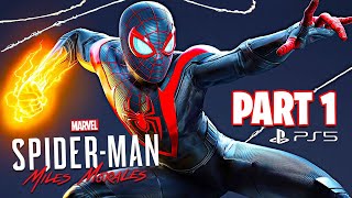 Spider Man Miles Morales PS5 Gameplay Walkthrough Part 1 [upl. by Atiniuq]