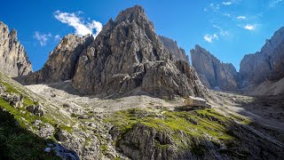 Sassolungo  Hiking Dolomites [upl. by Amand470]