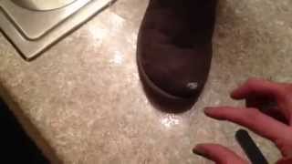 How to repair a pair of uggs Part l FAIL [upl. by Easton937]