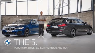 Exploring the new BMW 5 Series Plugin Hybrids inside and out [upl. by Essam]