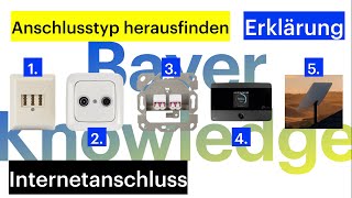 Internetanschluss herausfinden DSL Kabel Glasfaser oder Mobilfunk Erklärung zB in neuer Wohnung [upl. by Whitcomb]