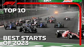 Top 10 Best Starts of The 2023 F1 Season  AWS [upl. by Ennaylloh]