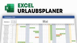 Excel Urlaubsplaner für 2023  Download [upl. by Anitsyrhk]