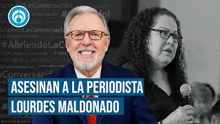 Crece la indignación por el asesinato de la periodista Lourdes Maldonado [upl. by Aehsal578]