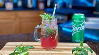 Cranberry Sprite Mojito Cocktail and Mocktail [upl. by Yliah524]