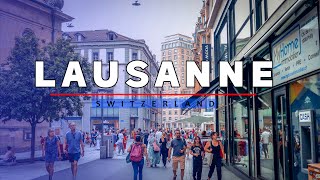 Lausanne Switzerland🇨🇭 Summer ☀️ Walking Tour 4K [upl. by Haney]