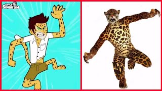 Little singham characters in real life  All cartoon characters [upl. by Arlee]