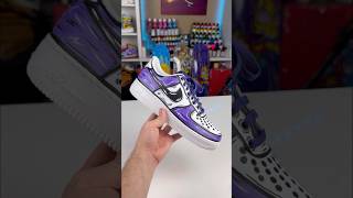 Customizing Cartoon Air Force 1’s💜  artist custom customshoes shoes nike af1 customaf1 art [upl. by Argyle]