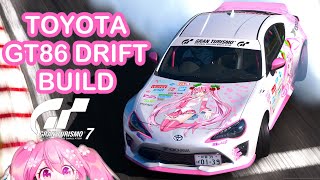 Gran Turismo 7TOYOTA GT86Drift BuildCustomization [upl. by Aidile]