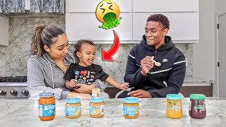 Trying BABY FOOD For The FIRST TIME With Baby Saviour Hilarious Vlogmas Day 13 [upl. by Lyris]