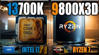 9800X3D vs 13700K Benchmarks  Gaming Benchmarks  Applications Tests [upl. by Kaine588]