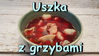 USZKA Z GRZYBAMI  PRZEPIS NA USZKA 🙂 [upl. by Labinnah]