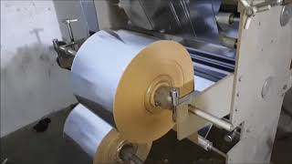 Paper Plate Lamination Machine with cutter [upl. by Eintirb]