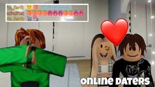 I CAUGHT Online Daters in ROBLOX BROOKHAVEN [upl. by Attenaj]