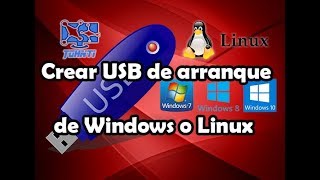 Cómo crear un USB de arranque para instalar Windows o Linux fácil y rápido [upl. by Anitsihc]