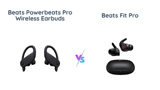 Beats Powerbeats Pro vs Beats Fit Pro  Which is Better [upl. by Reimer353]