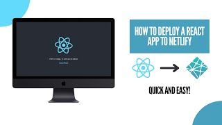 How to Deploy a React App to Netlify  Quick amp Easy [upl. by Nelda]