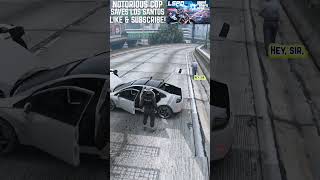 GTA V Cop Finds Shocking Surprise in Abandoned Bag [upl. by Cormier]