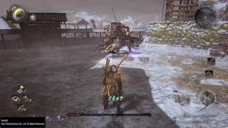 Nioh DLC boss fight  Date Shigezane [upl. by Ahsilram]